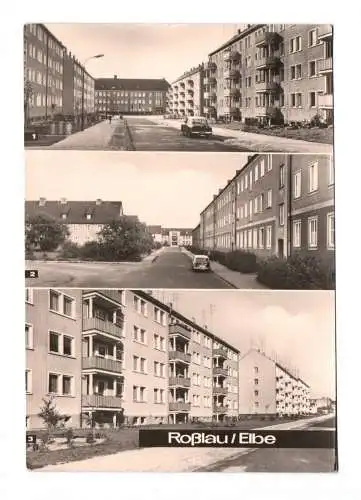 Ak Roßlau Elbe Puschkinallee Betriebsschule 1975