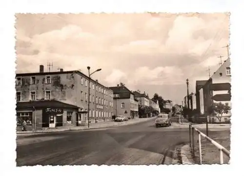 Foto Ak HOG Hartmannsdorfer Kreuz mit Leipziger Straße 1969