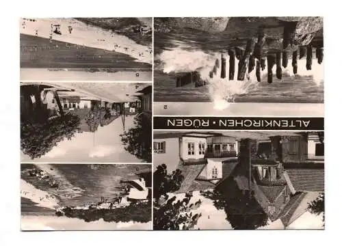 Ak Altenkirchen Rügen Kirche 1984 An den Buhnen