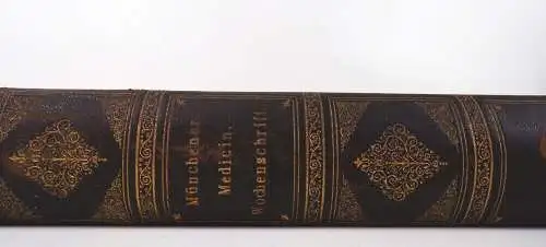 Münchener Medizinische Wochenschrift 1886 gebundener Jahrgang