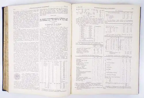 Münchener Medizinische Wochenschrift 1886 gebundener Jahrgang