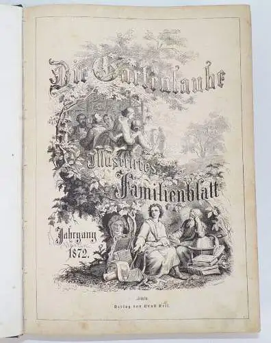 Gartenlaube Illustriertes Familienblatt 1872 kompletter Jahrgang