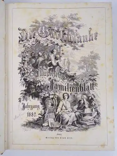 Gartenlaube Illustriertes Familienblatt 1882 kompletter Jahrgang