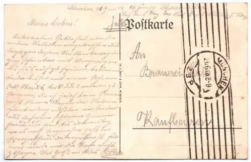 Ak Königlich Bayerisches Infanterie Leib Regiment 1918 Rollenstempel