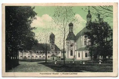 Ak Franziskaner Kloster Lechfeld 1917 Feldpost