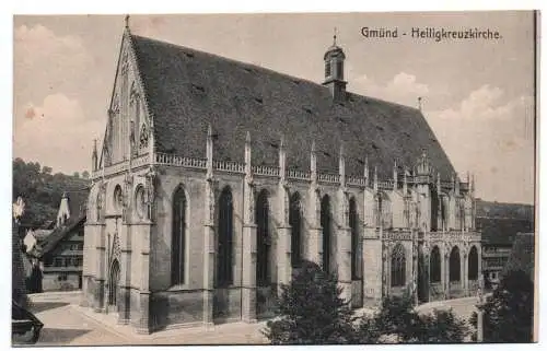 Ak Schwäbisch Gmünd Heiligenkreuzkirche