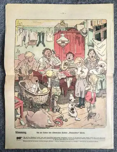 Eulenspiegel 1912 Alte Zeitung No. 28 Zweierlei Ansichten