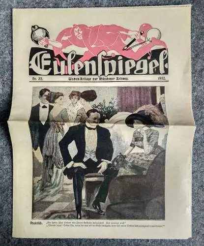 Eulenspiegel No. 32 Praktisch 1912 Beilage Münchener Zeitung