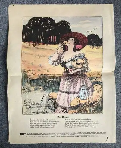 Eulenspiegel No. 32 Praktisch 1912 Beilage Münchener Zeitung