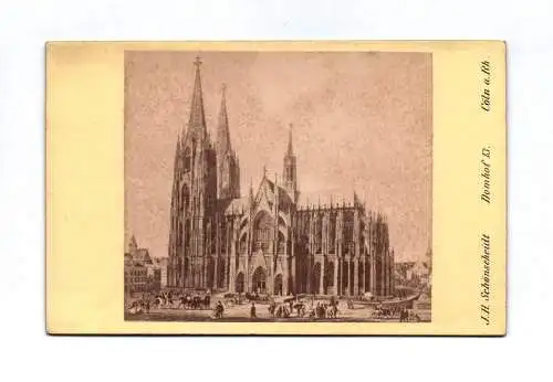 CDV Foto J.H. Schönscheidt Domhof Cöln am Rhein Original um 1880