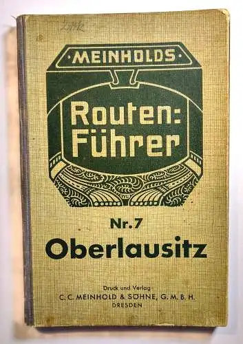 Meinholds Routenführer um 1920 Nr. 7 Oberlausitz