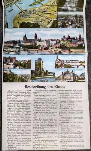 Der Rhein von Mainz bis Köln Beschreibung des Rheins Städteprospekt