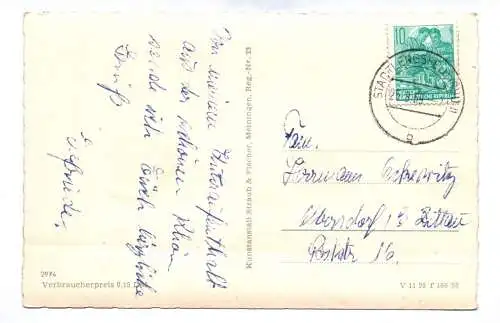 Ak Stadtlengsfeld Rhön 1958
