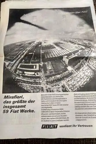 Alte Zeitung Die Welt Baden-Württemberg Eine Dokumentation 1969