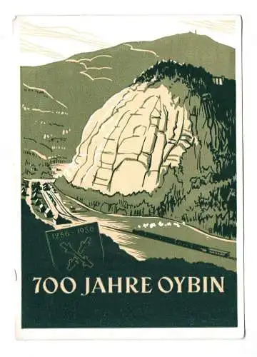 Ak 700 Jahre Oybin 1956 Zittau Sachsen