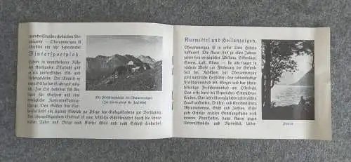 Prospekt Kurhaus Osterbichl Oberammergau 1931 Heft