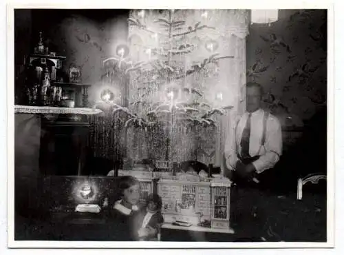 Foto Weihnachten 1930 er Kaufmannsladen Christbaum Weihnachtsbaum