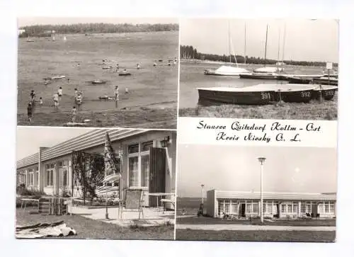 Ak Stausee Quitzdorf am See Kollm Ost Kreis Niesky OL 1982
