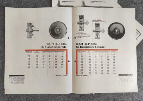 Wolf Preisliste über Automobil Federn Ausgabe 1929