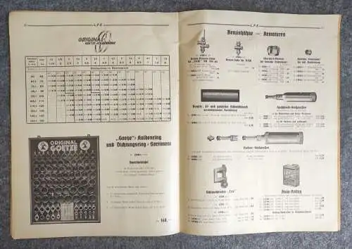 Oldtimer Katalog 1938 Öldosen Sattel Lausitzer Fahrrad Engrohaus Tacho