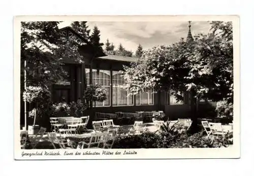 Ak Georgenbad Neukirch Einer der schönsten Plätze der Lausitz DDR 1953