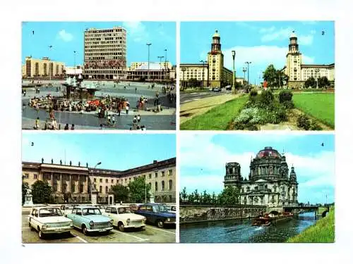 Ak Berlin Alexanderplatz Frankfurter Tor 1974 Dom