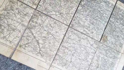 Landkarten 1 Wk 5 Karten Kriegskarte Belgien Frankreich Armeekorps