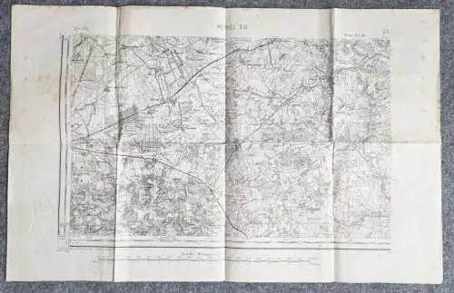 Landkarten 1 Wk 5 Karten Kriegskarte Belgien Frankreich Armeekorps