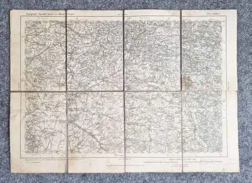 Landkarten 1 Wk 5 Karten Kriegskarte Belgien Frankreich Armeekorps