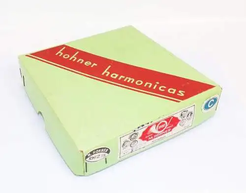 Hohner Harmonika Originalkarton leer Mundharmonika 1930er 