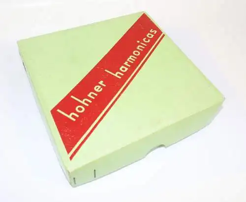 Hohner Harmonika Originalkarton leer Mundharmonika 1930er 