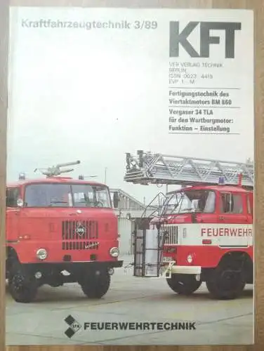 KFT Fertigungstechnik Viertaktmotor BM 860 März 1989 Zeitschrift DDR