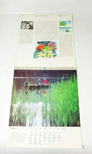 DDR Kalender vollständig Welt des Wasser 1979 Geburtstagsgeschenk