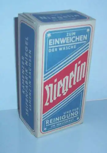 10 schöne Reklame Packungen Niegerlin Wäsche Reinigung Kamenz um 1950 !