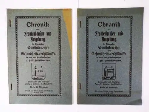 Chronik von Frontenhausen und Umgebung Sanitätswesen 1926