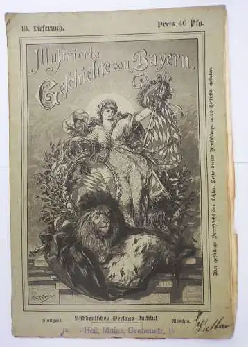 Illustrierte Geschichte von Bayern 13 Lieferung um 1900