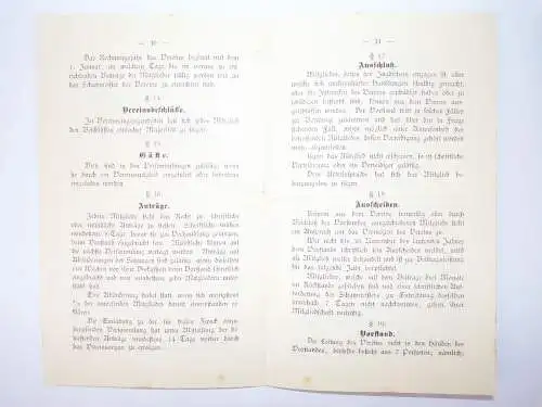 Satzung des Vereins zur Züchtung deutscher Vorstehhunde um 1900 Hunde