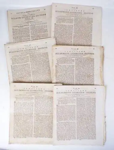 7 x Jena  Allgemeine Literatur Zeitung 1809