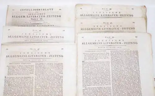 7 x Jena  Allgemeine Literatur Zeitung 1809