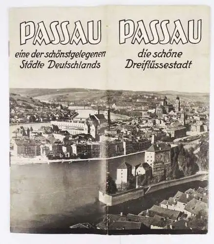 Altes Reiseprospekt Passau  um 1930 Bayern