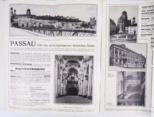 Altes Reiseprospekt Passau  um 1930 Bayern