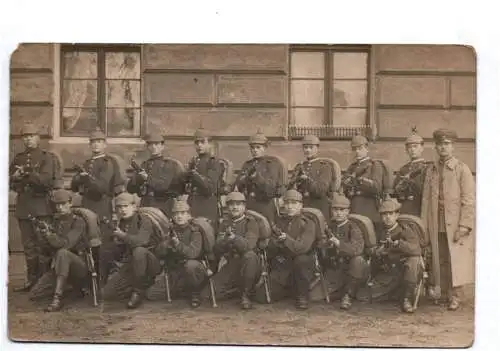 Foto Ak Soldaten Pickelhaube 1 Wk Breslau Schlesien