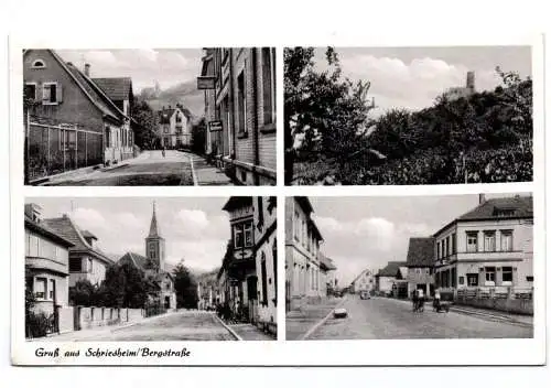 Ak Gruß aus Schriesheim Bergstraße Mehrbild