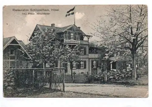 Ak Restauration Schlipperhaus Hösel Ratingen 1910