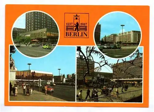 Ak Berlin 750 Jahre Hotel Metropol Palast der Republik 1986 DDR