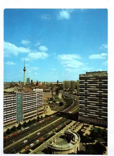 Ak Berlin Blick von der Leipziger Straße 1986 DDR Fernsehturm