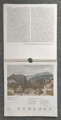 Kalender 1991 Sächsische Gebirgsheimat Oberlausitzer Kunstverlag