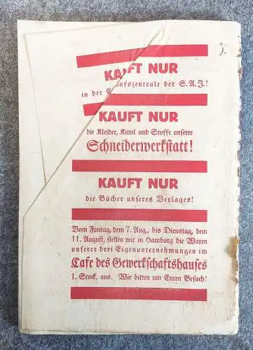 Berlin August Septemberheft Nummer 8 Arbeiter Jugend 1925