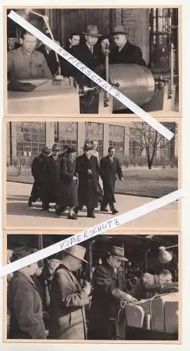 5 x Foto China Freunde Lei Tien Chiue  Botschaft Lokomotivbau Hennigsdorf 1956