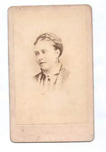 CDV Foto Maria Anna Prinzessin von Anhalt Dessauum 1870